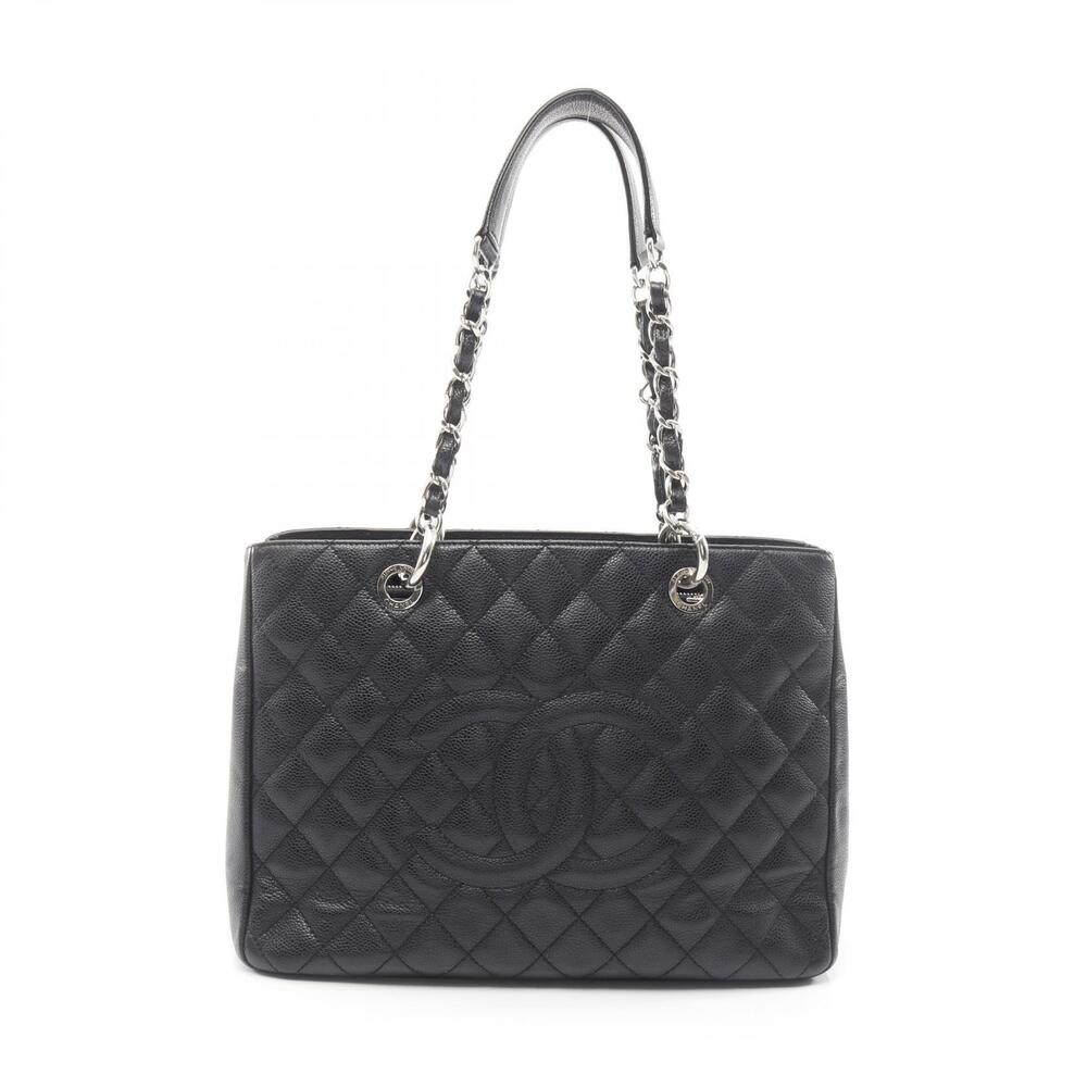 Chanel Matelasse Grand Shopping GST Tote Bag Caviar Leather Grained Calfskin